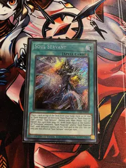 Yu-Gi-Oh Soul Servant LDS3-EN095 Secret Rare Limited Edition - Image 1