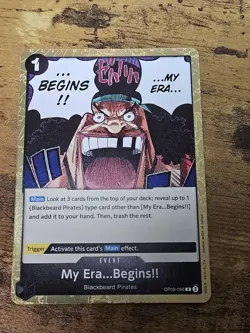 My Era...Begins!! Rare (R) OP09-096 Emperors in the New World English Foil NM/M - Image 1