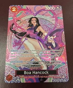 One Piece Boa Hancock OP12-014 SP Special Foil Full Art Card - Image 1