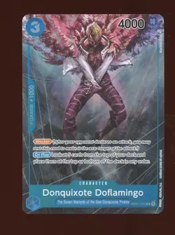 One Piece English OP01-073 Donquixote Doflamingo Alternate Art Rare - Image 1