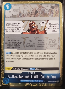 Follow Me And I Will Guide You OP10-059 Royal Blood One Piece CCG English - Image 1