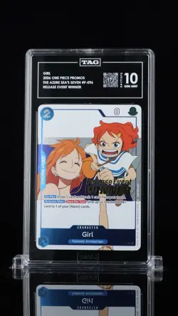 Bandai 2026 One Piece Girl P-096 Promo Release Event Winner TAG Graded 10 - Image 1
