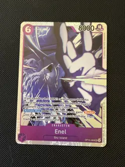 One Piece TCG Enel OP15-060 SR NM - Adventure On Kami’s Island - Image 1
