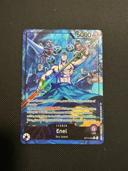 One Piece - ENEL OP15-058 (L) Alt Art OP15 Adventure on Kami's Island English NM - Image 1