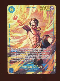 One Piece English OP13-119 Portgas.D.Ace Alternate Art Secret Rare - Image 1