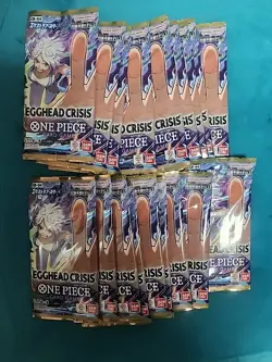 One Piece 18 DEAD Packs Lot EB04 Egghead Crisis Japanese READ DESCRIPTION - Image 1