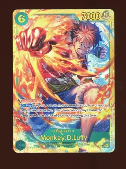One Piece English OP13-118 Monkey.D.Luffy Alternate Art Secret Rare - Image 1