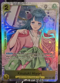 Kouzuki Hiyori OP06-106 SR Holo Wings of the Captain One Piece - Image 1