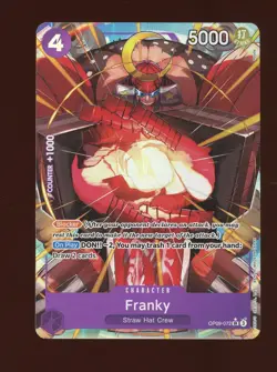 One Piece English OP09-072 Franky Alternate Art Super Rare - Image 1