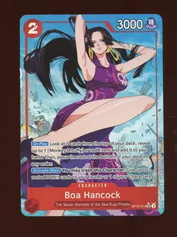 One Piece English OP12-014 Boa Hacock Alternate Art Super Rare - Image 1