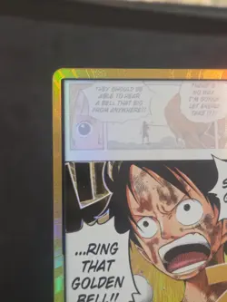 One Piece Adventure on Kami's Island OP15 EB04 Gold Don!! Card Monkey D Luffy NM - Image 3