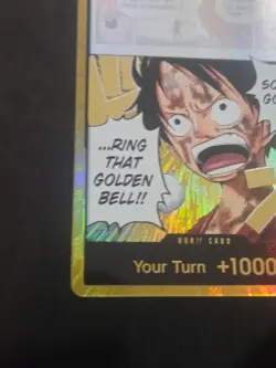 One Piece Adventure on Kami's Island OP15 EB04 Gold Don!! Card Monkey D Luffy NM - Image 5