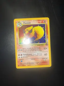 Flareon Jungle Unlimited Holo Card 3/64 Pokemon TCG - Image 1