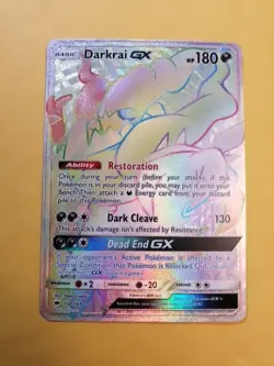 Darkrai GX 158/147 - Burning Shadows Pokemon Card - NM - Image 1