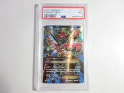 PSA 9 Mega Scizor EX Full Art Breakpoint Pokemon Card - Image 1