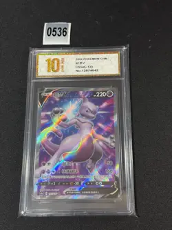 Pokemon Card 2024 S-Chinese Mewtwo V SR cs5ac 135/127 Grade 10 - Image 1