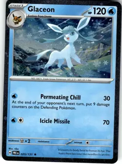 Glaceon - (Cosmos Holo) Rare Miscellaneous Cards & Products 025/131 LP - Image 1
