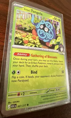 Erika's Tangela - (Cosmo Holo) 007/217 Miscellaneous Cards & Products Holo - Image 2