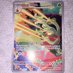 Pokemon Flapple Hydrapple Hydrapple ex Holo Card Lot illustration rare, full art - Image 3