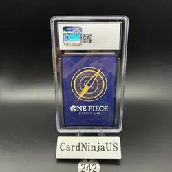 CGC 10 GEM MINT Monkey D. Luffy (Parallel) P-001 P 25th Edition - ONE PIECE Card - Image 2