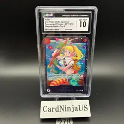CGC 10 GEM MINT Hibari OP11-010 SR Flagship Battle Prize - ONE PIECE Card Game - Image 1