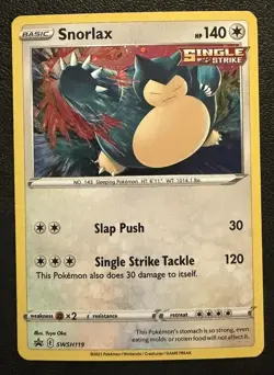 Snorlax - SWSH119 SWSH119 Pokemon Promo SWSH: Sword & Shield Promo Cards Card NM - Image 1