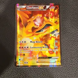 Pokemon Charizard EX Full Art Holo Black Star Promo XY121 XY 180 HP Card - Image 2