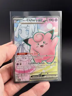 NEW Lillie's Clefairy ex Full Art Card 173/159 NM 2025 Pokemon Journey Together - Image 1