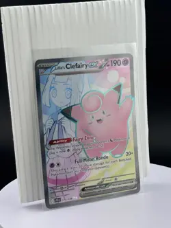 NEW Lillie's Clefairy ex Full Art Card 173/159 NM 2025 Pokemon Journey Together - Image 4