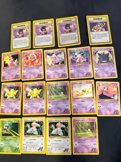 Sabrina Theme Lot w/ Sabrina’s Gengar Non-Holo & Gym Heroes 18 Cards Set - Image 1