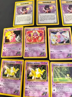Sabrina Theme Lot w/ Sabrina’s Gengar Non-Holo & Gym Heroes 18 Cards Set - Image 3