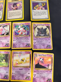 Sabrina Theme Lot w/ Sabrina’s Gengar Non-Holo & Gym Heroes 18 Cards Set - Image 4