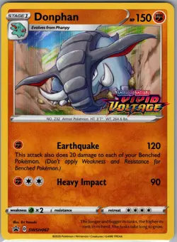 Donphan - (Prerelease) Promo SWSH: Sword & Shield Promo Cards SWSH067 NM - Image 1