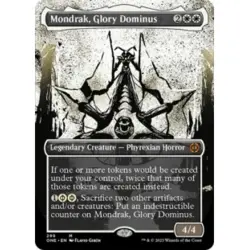 Mondrak, Glory Dominus (ichor Borderless) M/NM MTG Phyrexia: All Will Be One - Image 1