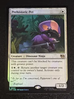 MTG Teenage Mutant Ninja Turtles Prehistoric Pet Foil 0022 NM Rare - Image 1