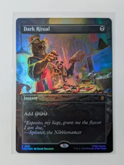 Dark Ritual (Borderless) 0131 Commander: Teenage Mutant Ninja Turtles Foil - Image 1