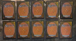 *** UNLIMITED 10x Mountain (Gray Sky) *** EX+ Clean! - Magic MtG - Image 2