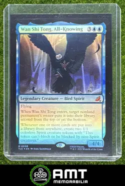 Wan Shi Tong All-Knowing Mythic Rare MTG Avatar Last Airbender Traditional Foil - Image 1