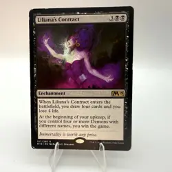 Magic The Gathering Core Set 2019 Liliana's Contract Regular MP - Image 1