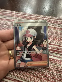 Pokemon TCG Hilda Full Art Trainer White Flare English Card 164/086 - Image 1