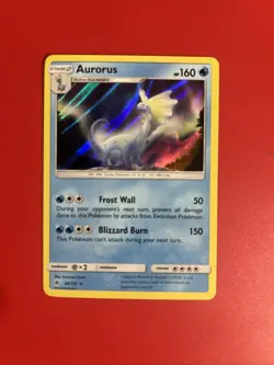Aurorus 28/131 Rare Sm-Forbidden Light Holo Pokemon Card - Image 1