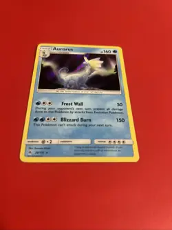 Aurorus 28/131 Rare Sm-Forbidden Light Holo Pokemon Card - Image 3