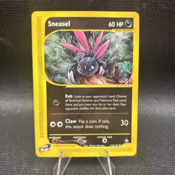 Pokemon Card - Aquapolis 110/147 - SNEASEL (common) - NM - Image 1