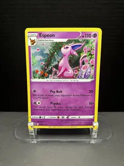 Pokemon TCG - Espeon SWSH174 SWSH: Sword & Shield Promo Cards Holo - LP Cond… - Image 1