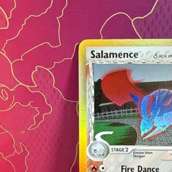 Pokemon TCG Salamence 14/113 EX Delta Species 2005 Reverse Holo Rare Card - Image 4