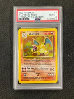PSA 8 Pokemon Legendary Collection Charizard #03/110 Holo No Reserve!! - Image 1