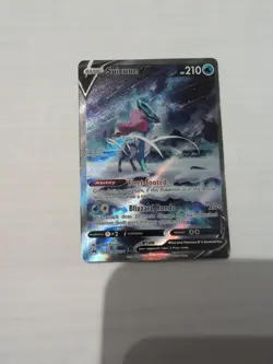 2023 Pokemon Crown Zenith Suicune V GG38 Galarian Gallery Ultra Rare Full Art NM - Image 1
