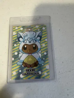 Eevee Vulpix Alola Poncho Crack Ice Pokemon Let’s Go Eevee! Card Database - Image 1
