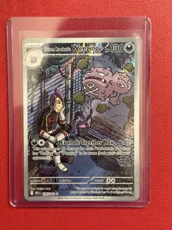 Team Rocket's Weezing 199/182 Full Art NM Destined Rivals Pokemon Card - Image 1
