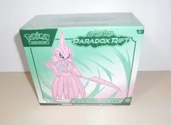 2023 Pokemon Paradox Rift elite trainer box sealed w/ iron bundle promo - Image 1